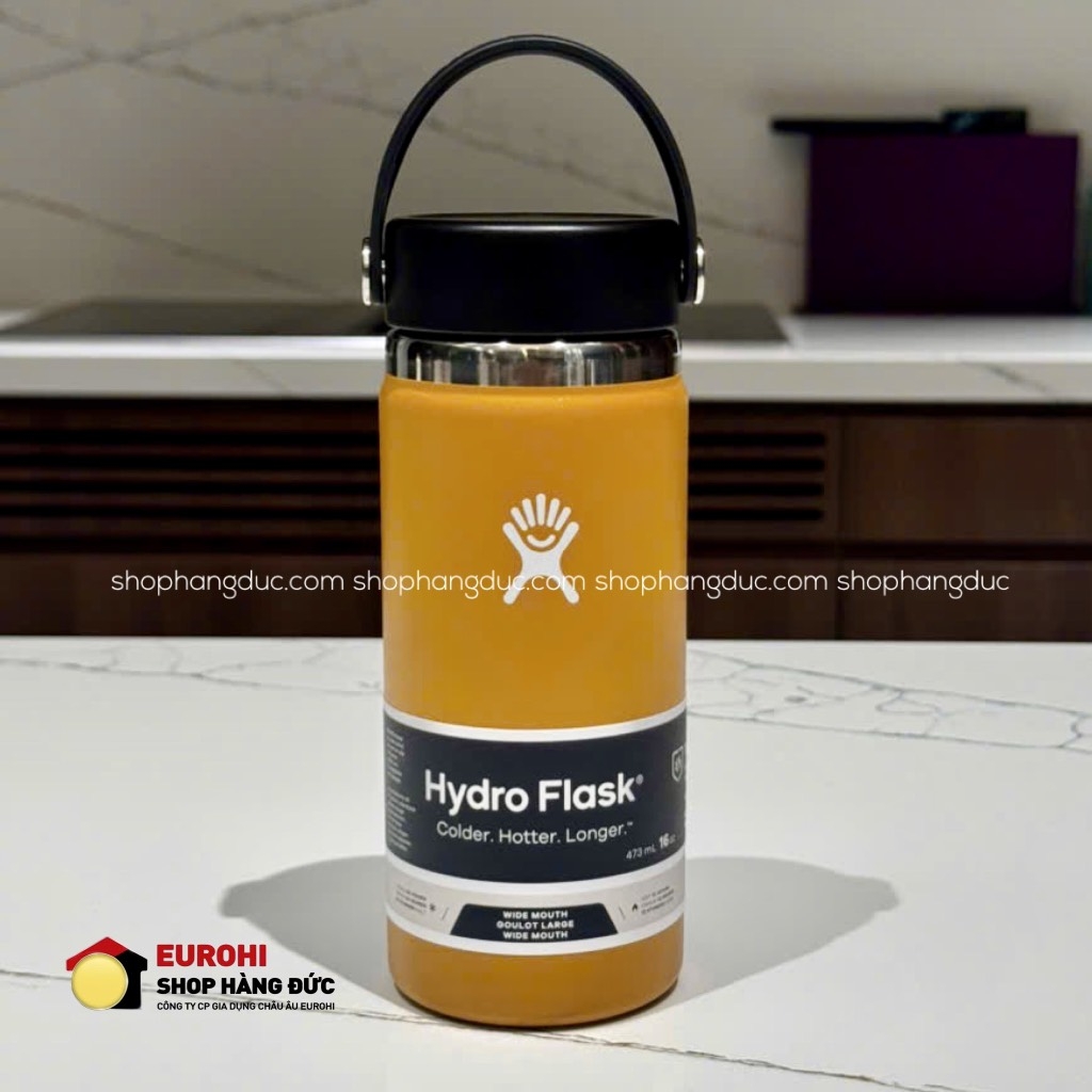 Bình nước giữ nhiệt Hydro Flask Wide Flex Cap 16 OZ (Season 2024) 473 ml Fossil Latam (W16BTS162)
