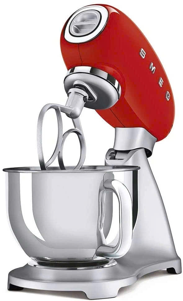 Máy trộn đa năng Smeg SMF02CREU màu đỏ
