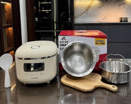 Nồi cơm điện tách đường Kailer lòng nồi vân tổ ong (KL-1368)