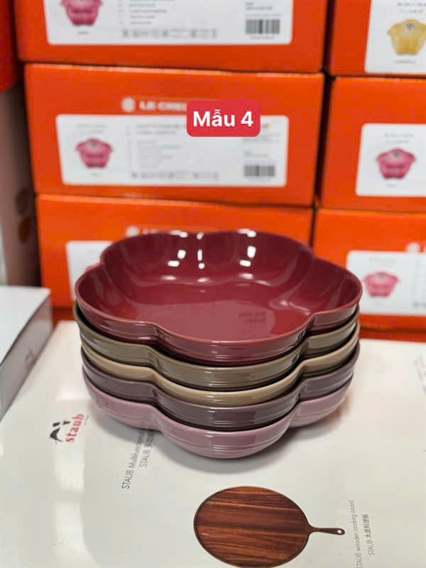Set 5 đĩa hoa Le Creuset Medium 20cm M4 (69280209819014)