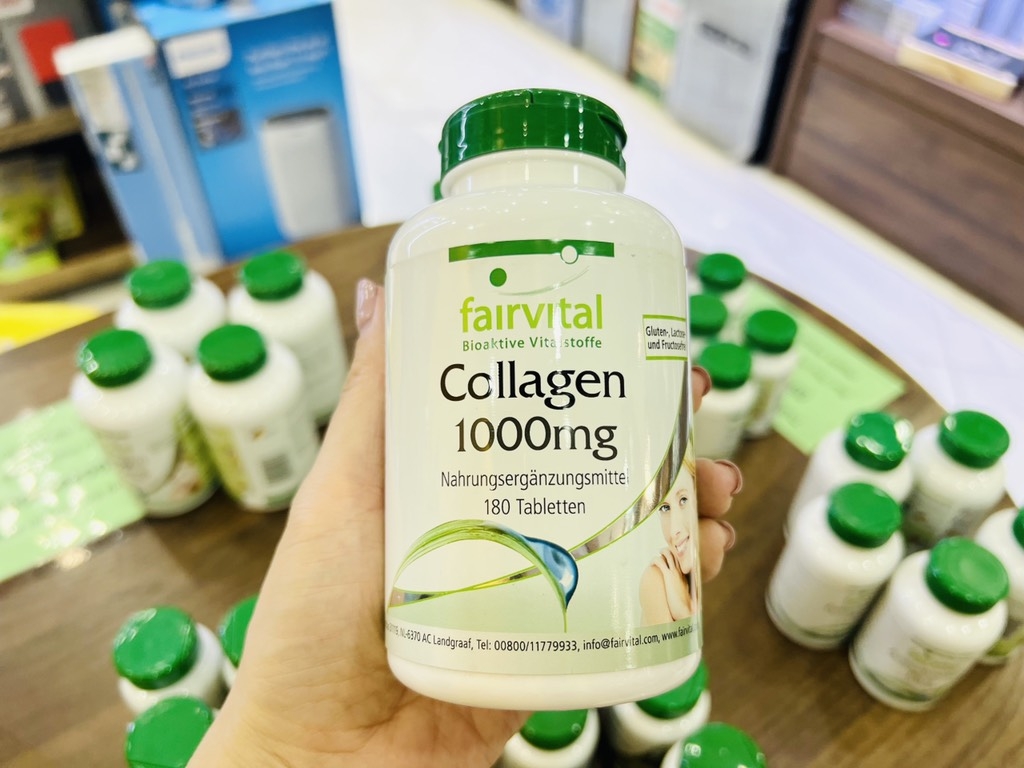 Hộp 180 viên uống collagen Fairvital Collagen 1000mg