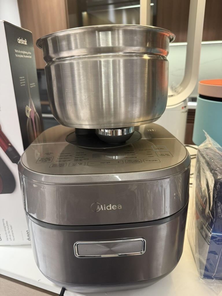 Nồi cơm cao tần áp suất Midea 1,8L (2 lòng nồi)