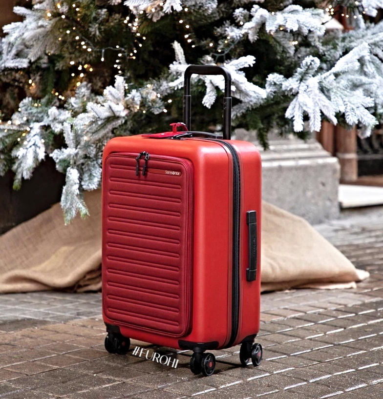 Vali Samsonite Stack'd Easy Access 55/20 Cabin màu đỏ