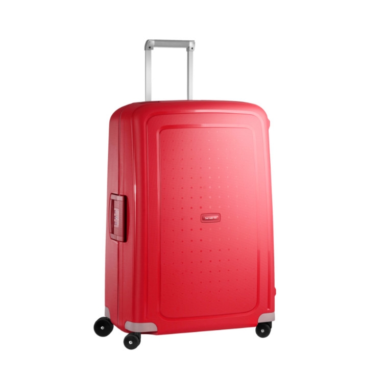 Vali Samsonite S'Cure Spinner 69/25 size M Crimson Red màu Đỏ