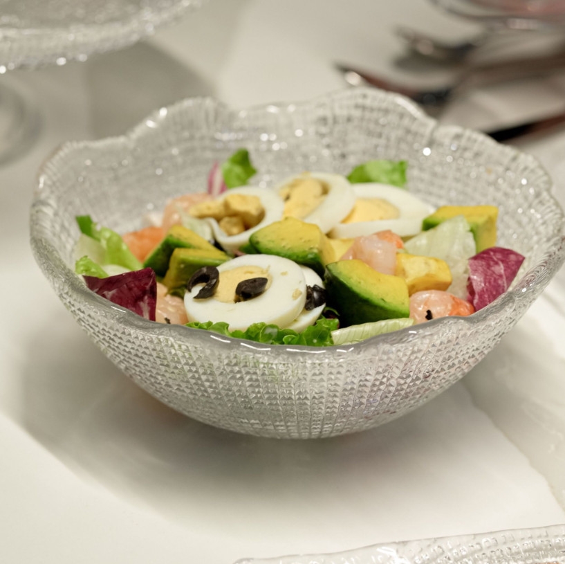 Bát salad pha lê IVV Diamante 20cm