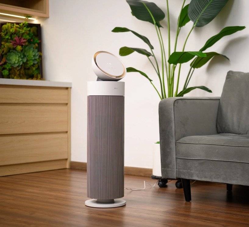 Máy lọc không khí LG PuriCare Aero Booster Pet AS55GGSY0