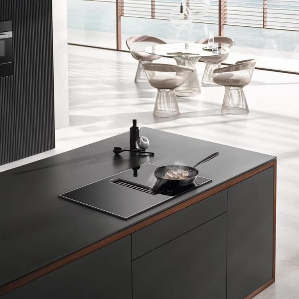 Bếp từ kết hợp hút mùi âm bàn Miele KMDA 7473FR-U
