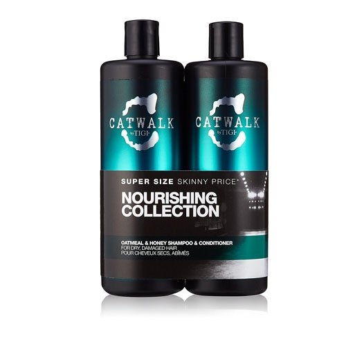 Cặp dầu gội xả Tigi Catwalk Nourishing Collection xanh 750ml