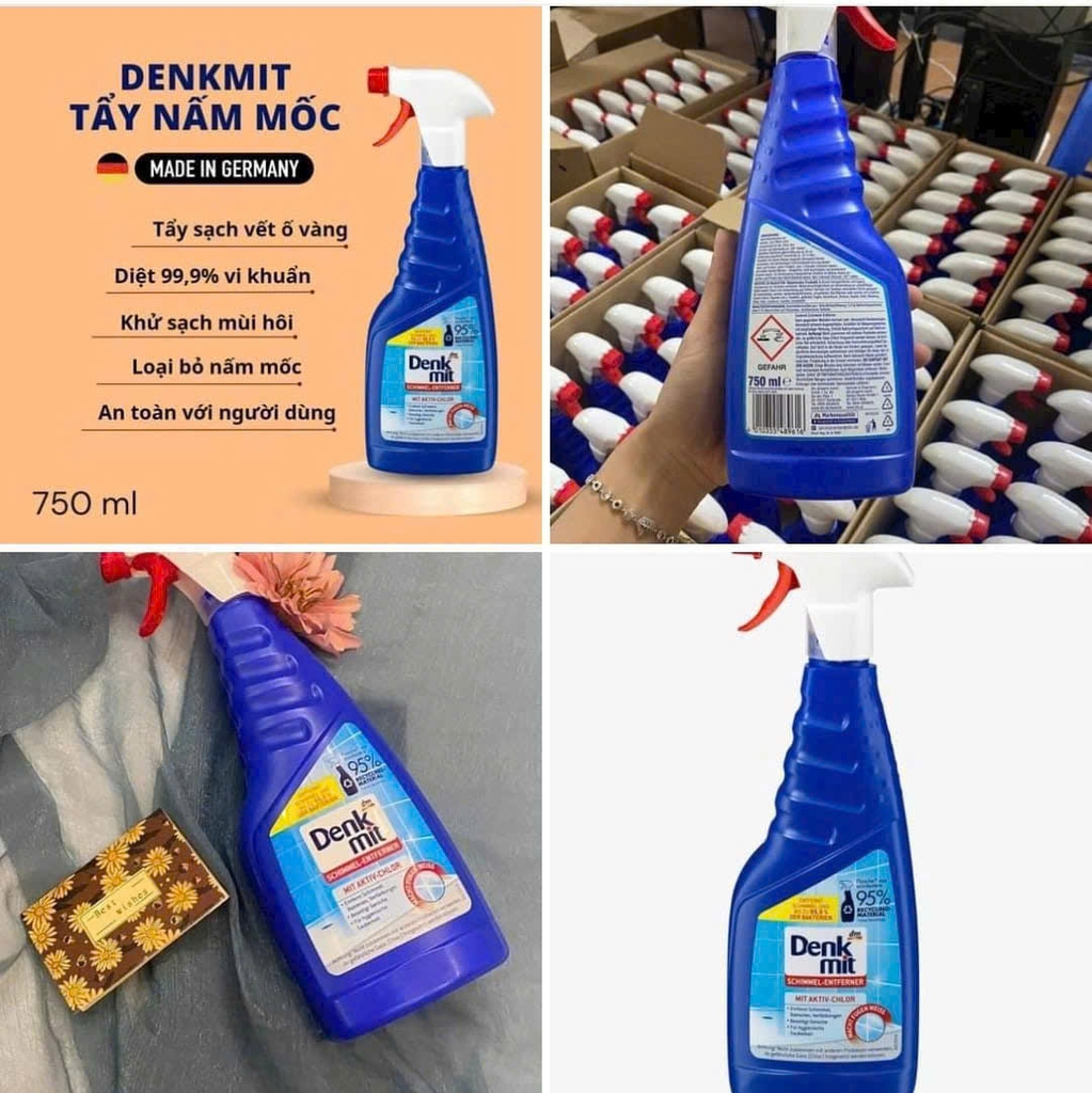 Xịt Denkmit tẩy nấm mốc 750ml