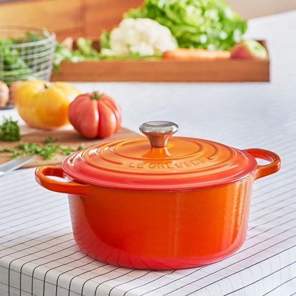 Nồi gang Le Creuset 26cm 5,3L màu cam (21177 26 09 02430)