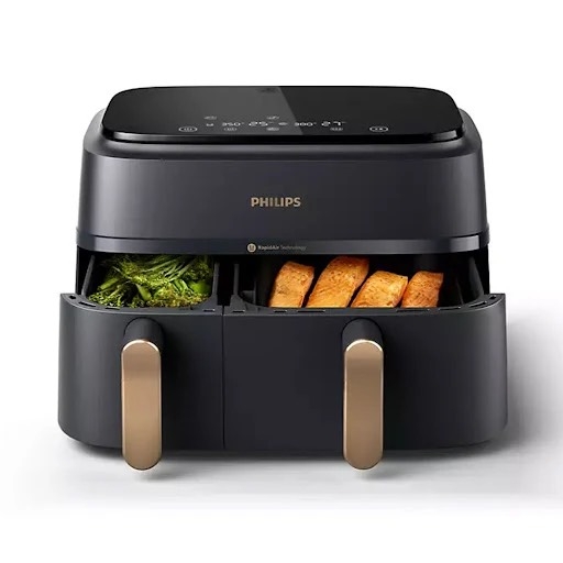 Nồi chiên không dầu  2 ngăn Philips NA352/00
