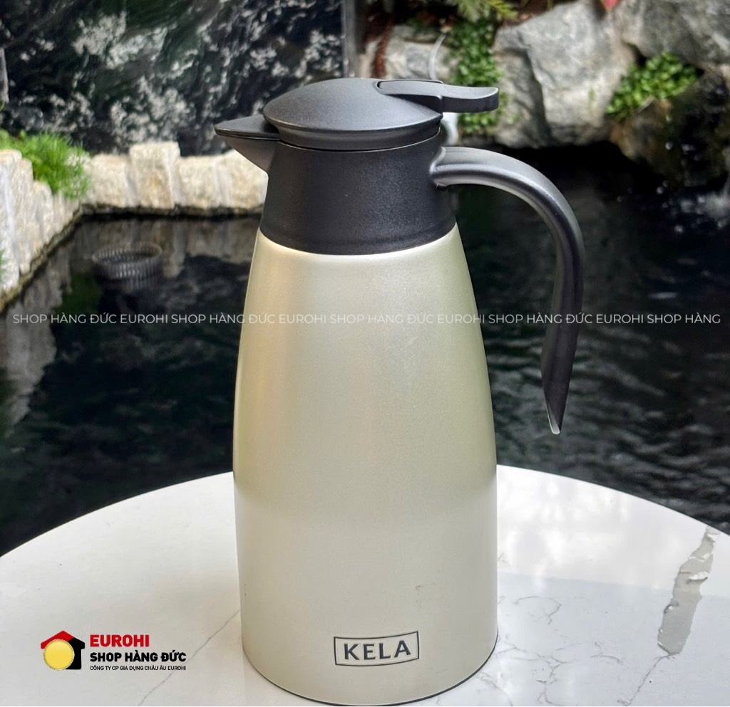 Phích giữ nhiệt Kela 2L màu xám bạc