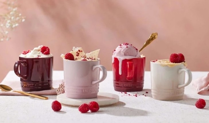 Set 4 cốc sứ Le Creuset Petits Fours Cappuccino Mugs 200ml (79113207969030)