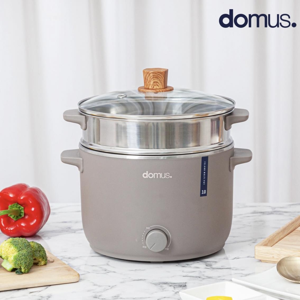 Nồi lẩu, hấp điện Domus 3L