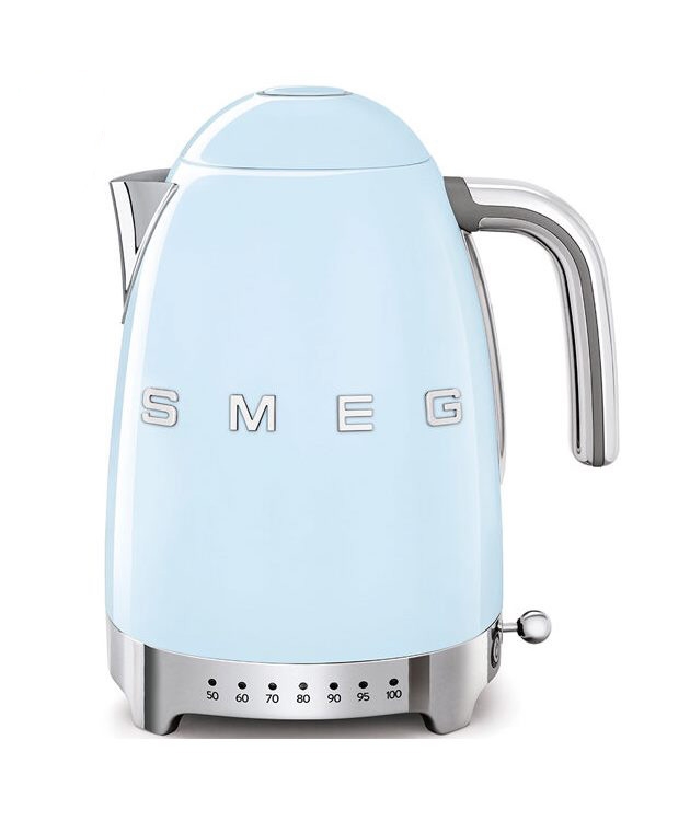 Ấm siêu tốc SMEG KLF04PBEU 1,7L 2400W màu xanh ngọc có chỉnh nhiệt độ