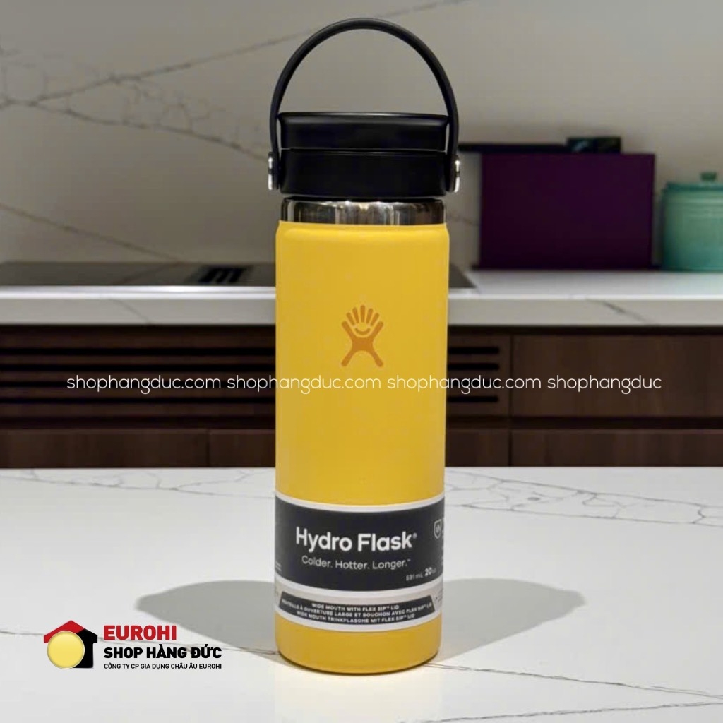 Bình giữ nhiệt Hydro Flask Wide Flex Sip Lid 20 OZ 591 ml (Season 2025) Sunbeam (W20BCX722)