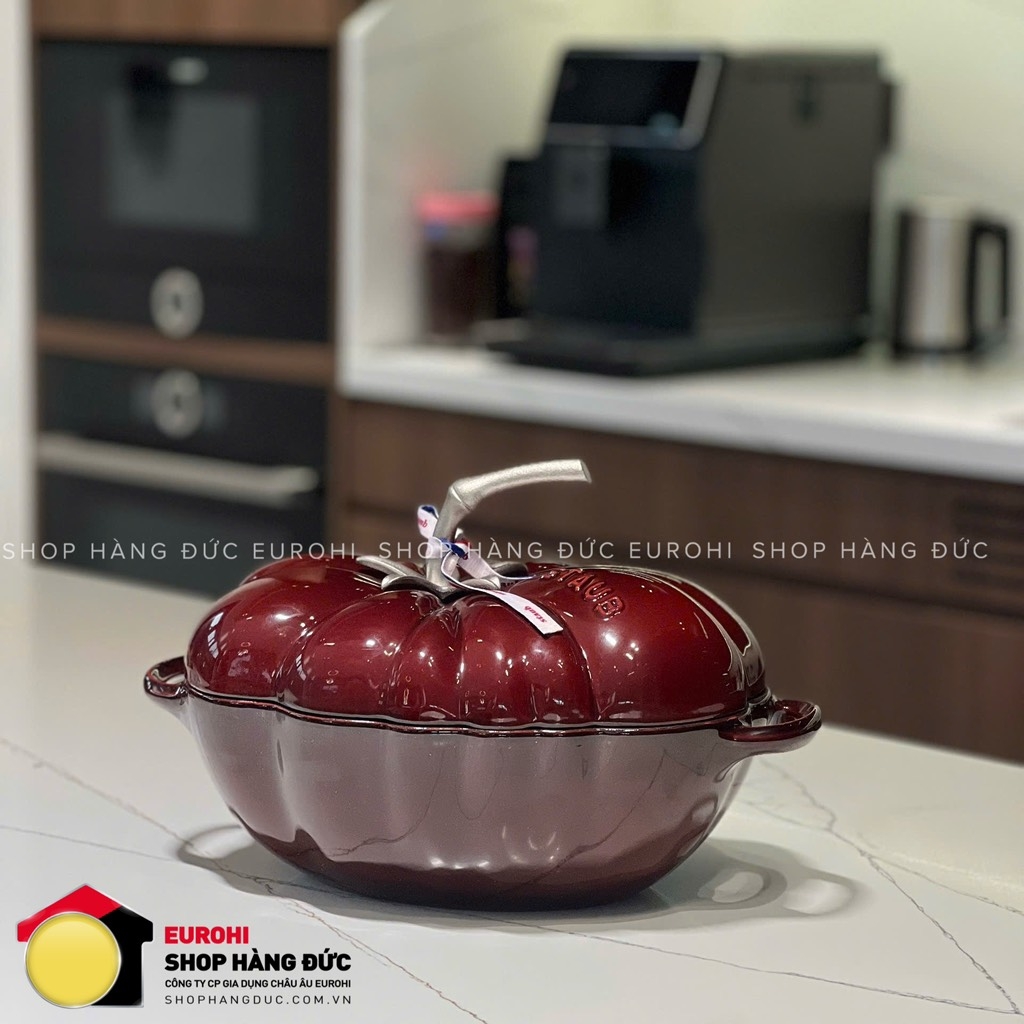 Nồi gang Staub Tomato cà chua 25cm 2.9L màu mận chín (117122587)