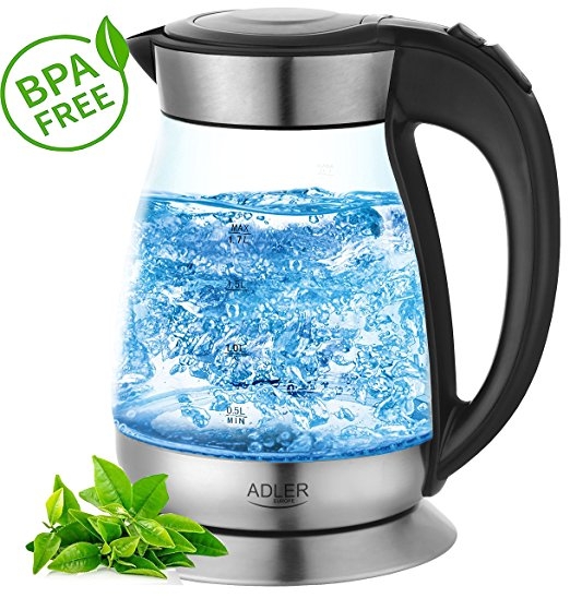 Ấm siêu tốc thuỷ tinh alder 1,7lit