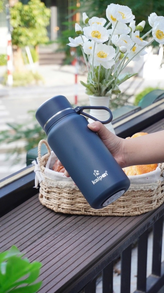 Bình giữ nhiệt inox Kalpen 850ml màu xanh (DA06B)