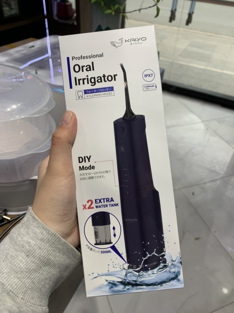 Máy tăm nước Kaiyo màu xanh