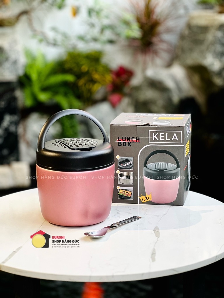Cặp lồng Kela 1,2L màu hồng