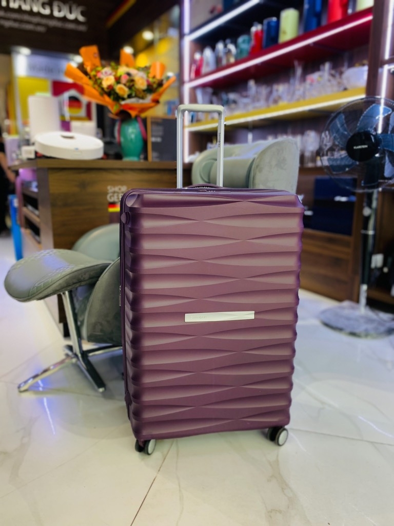 Vali Samsonite Voltage DLX Spinner 75/28 Purple màu tím Size L Shop