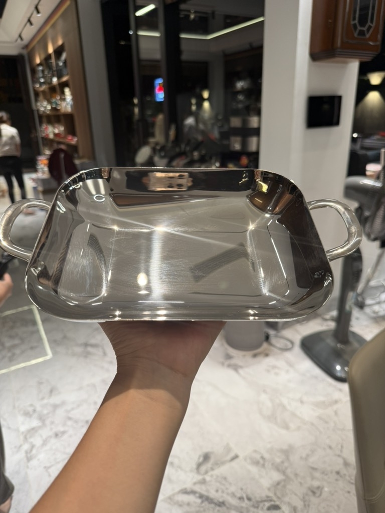 Khay inox chữ nhật Oyatton 23cm*18cm