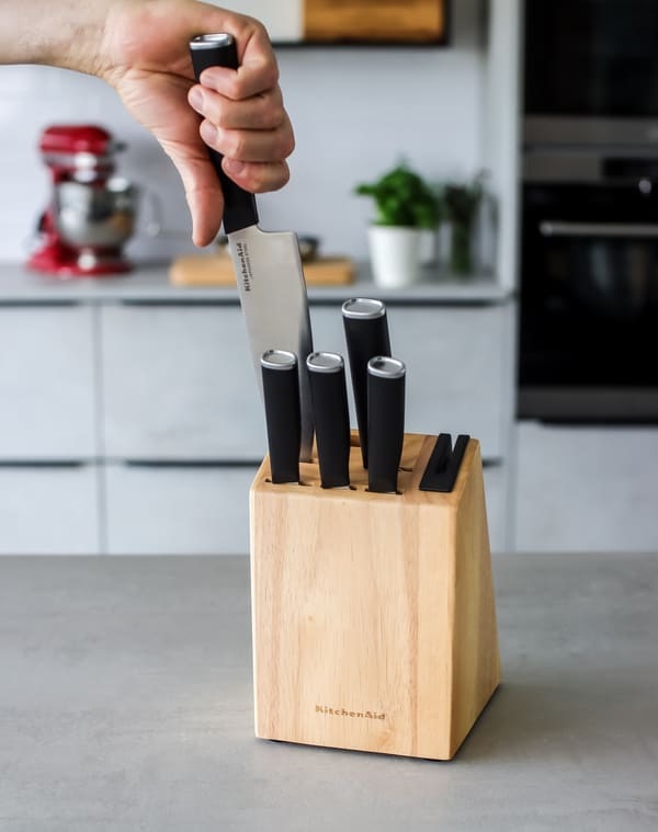 Bộ dao KitchenAid 5 món KE5PSTANOBG (kèm đốc gỗ) - 075118