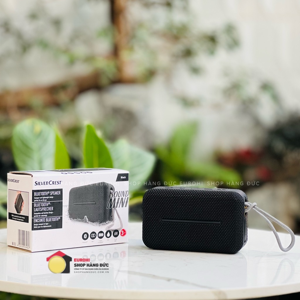 Loa mini bluetooth Silvercrest màu đen