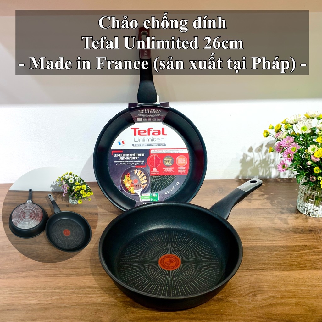 Chảo chống dính Tefal Unlimited 26cm