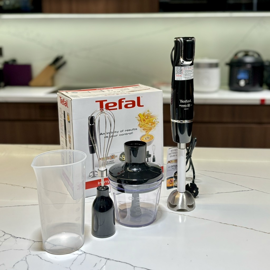 Máy xay cầm tay Tefal HB943838-đen 1000W