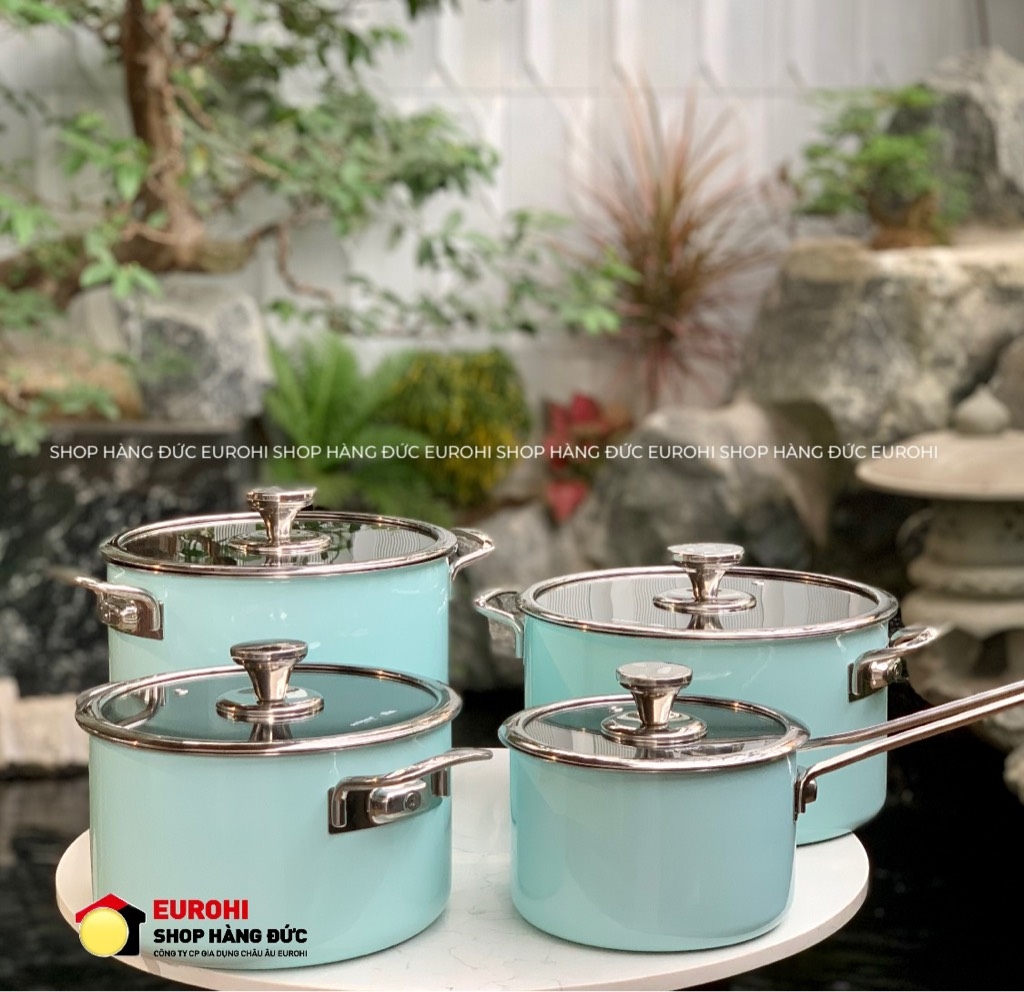 Bộ nồi inox So Home Sydney Australia (màu xanh)