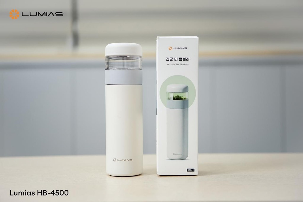 Bình giữ nhiệt Lumias HB 4500 màu trắng 400ml