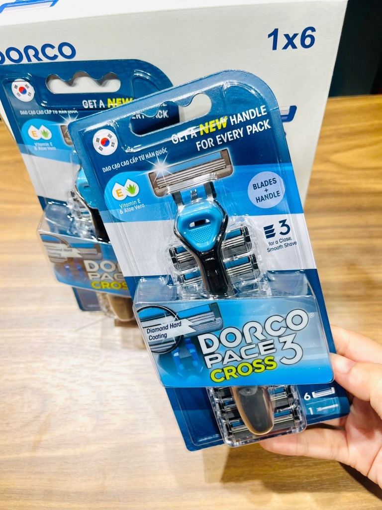 Dao cạo râu Dorco 1 đầu 6 lưỡi (số 1)