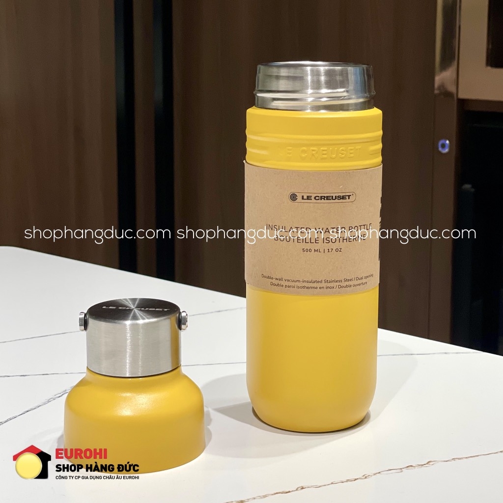 Bình giữ nhiệt Le Creuset On The go Nectar 500ml màu vàng (41066286720001)