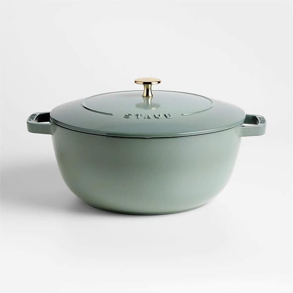 Nồi gang Staub Cocotte Chistera 16cm 1.74L màu xanh bạch đàn (117216121)