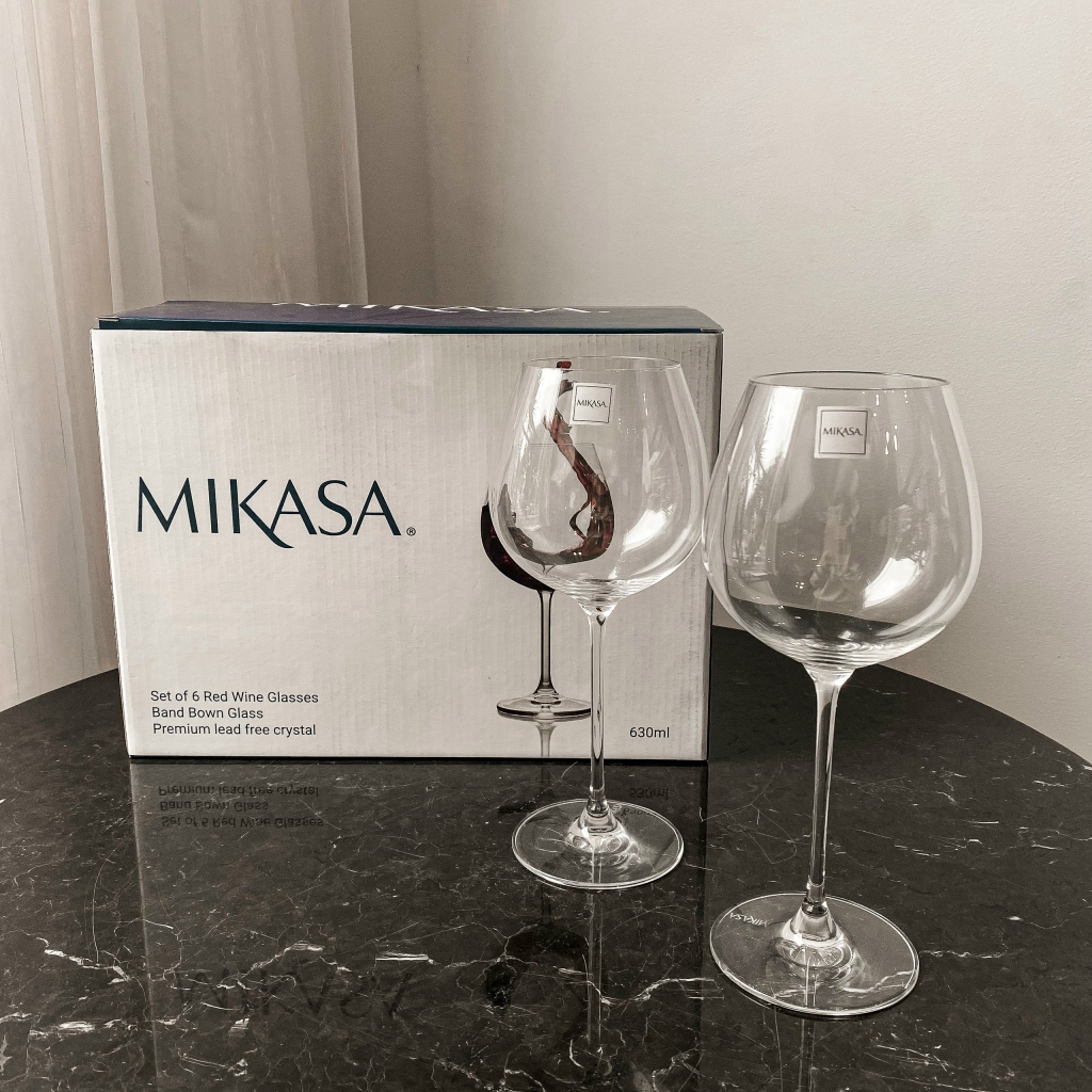 Bộ 6 ly vang pha lê Mikasa 630ml