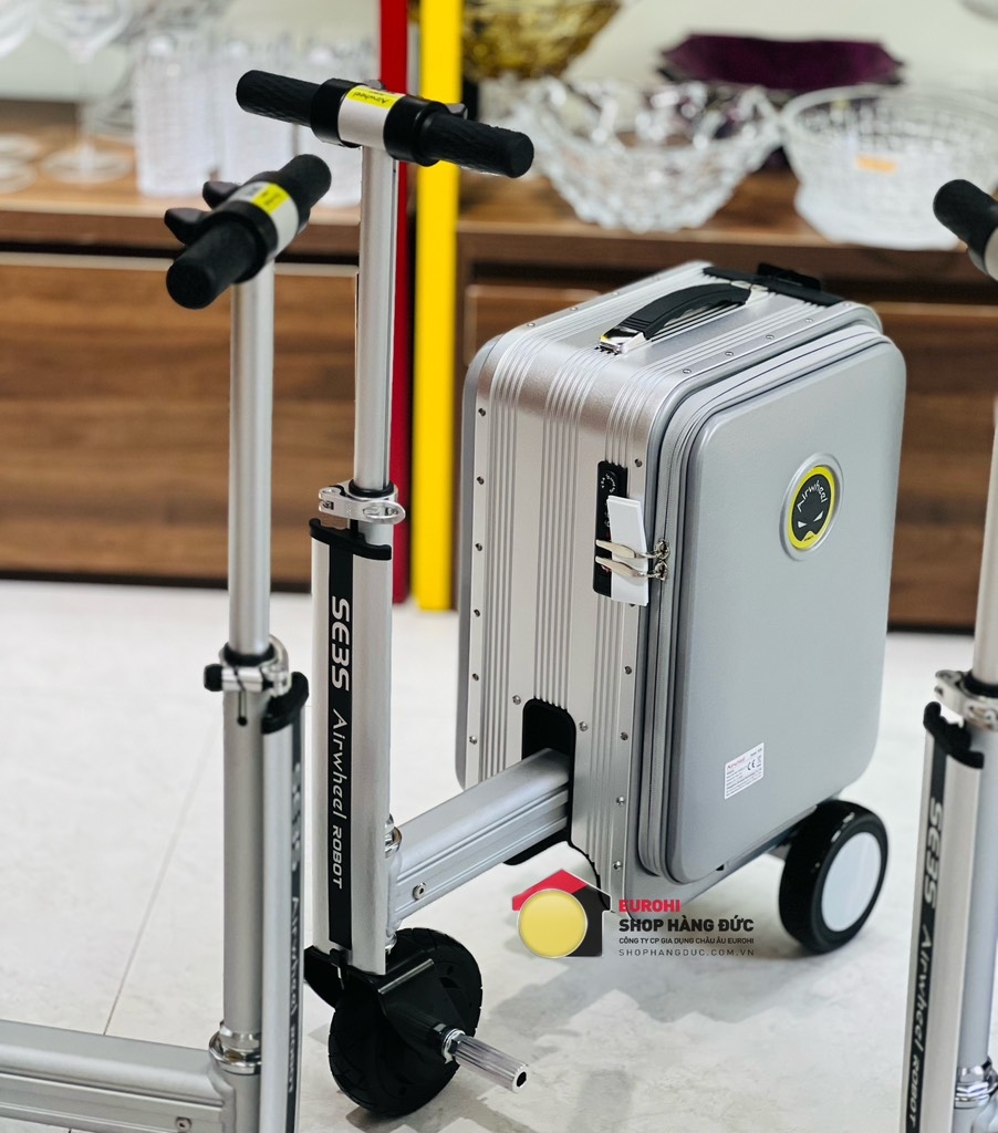 Vali điện Airwheel SE3S màu bạc