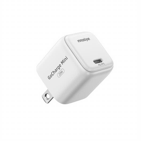 Sạc nhanh siêu nhỏ công nghệ mới Innostyle GoCharge Mini 20W White (GC20WHT) màu trắng