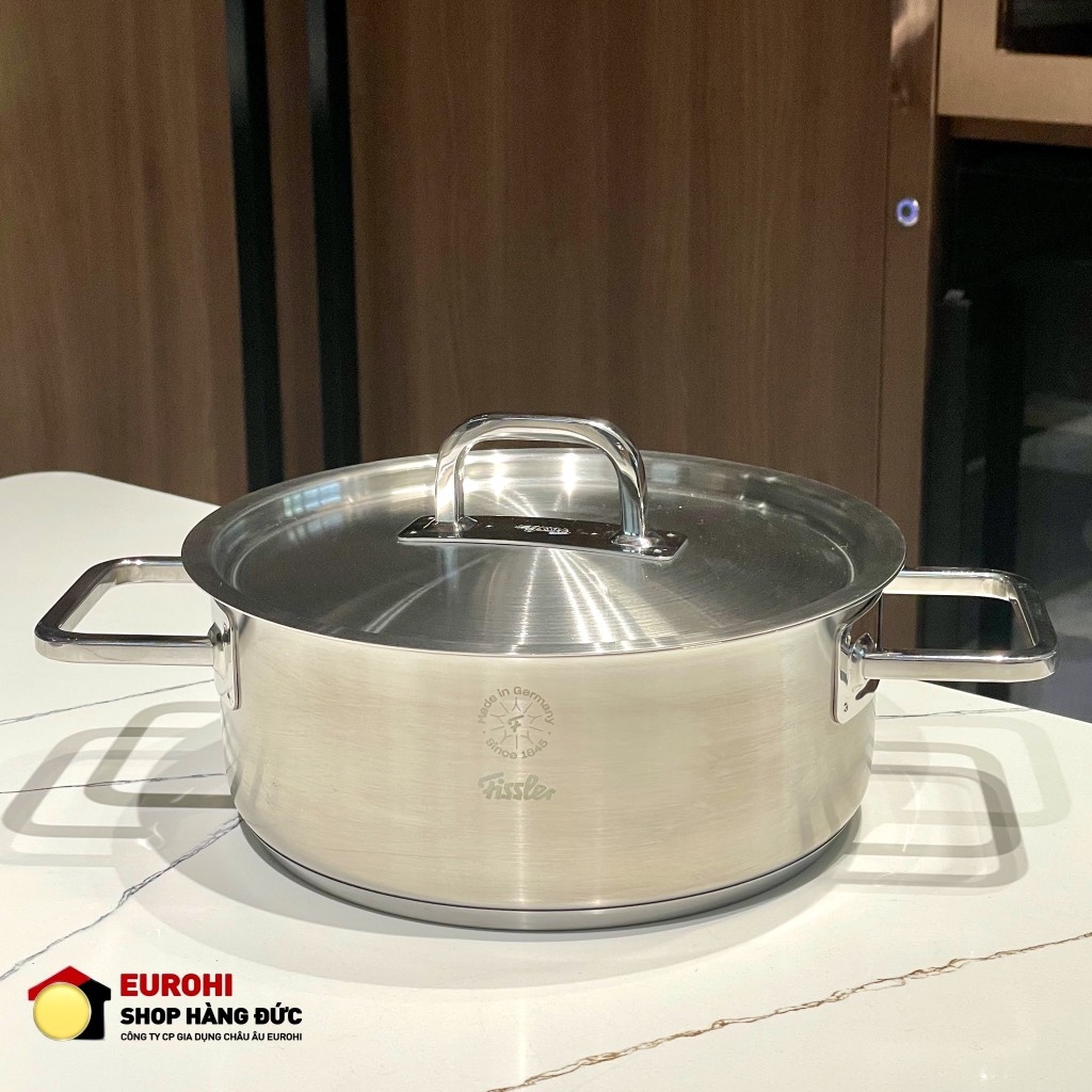 Nồi Fissler RHEIN nắp inox 20cm thấp (tách bộ 4 món 004-110-04-003)