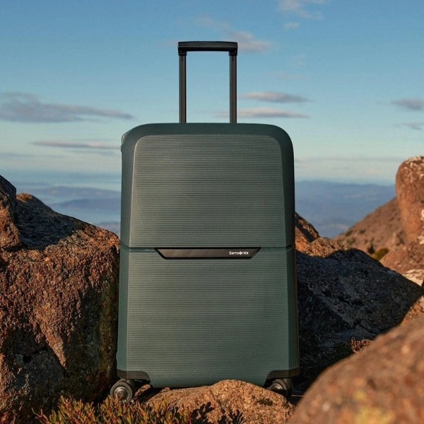 Vali Samsonite Magnum Eco Spinner 55/20 Forest Green màu xanh size Cabin