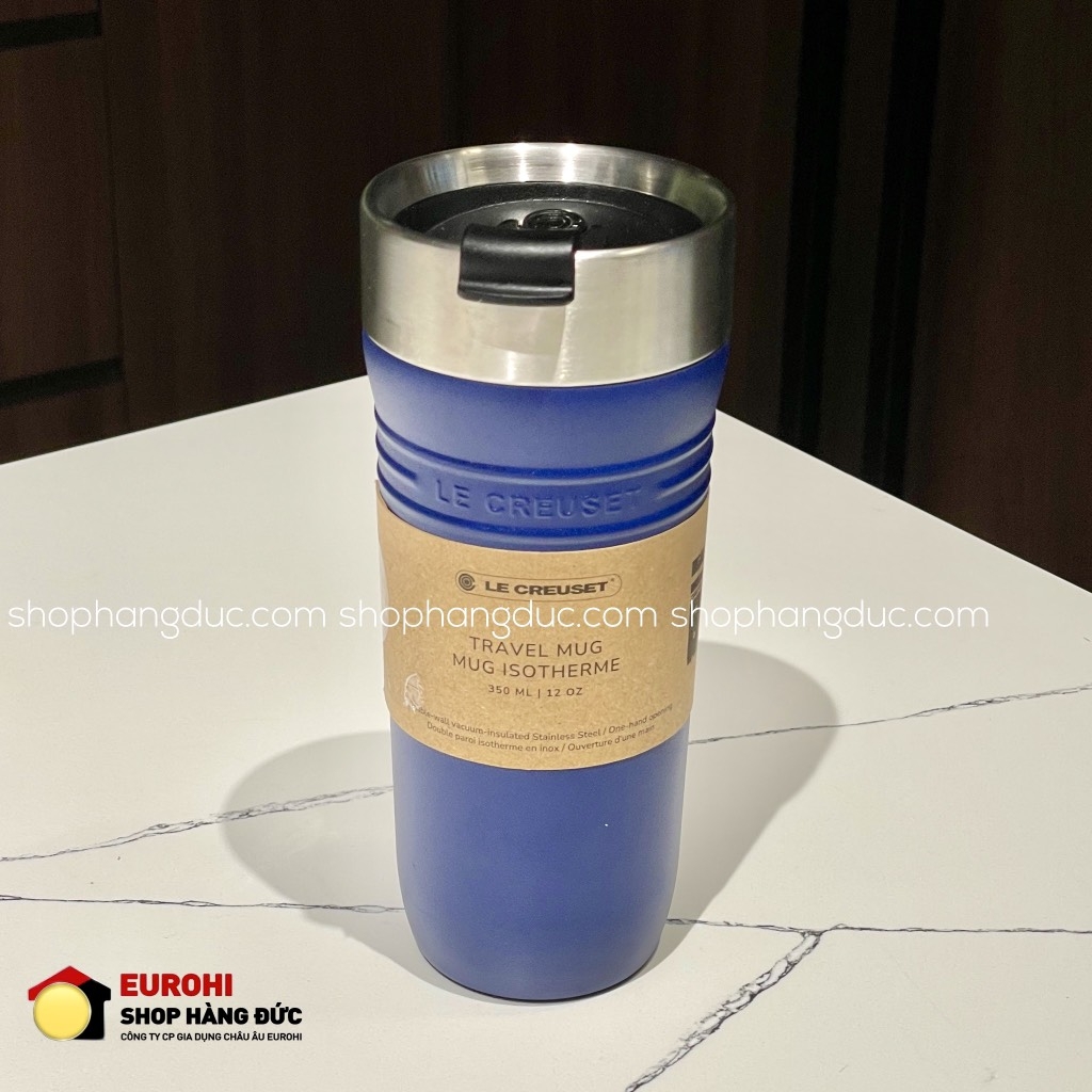 Bình giữ nhiệt Le Creuset On The go 350ml màu xanh tím than (41067192200001)