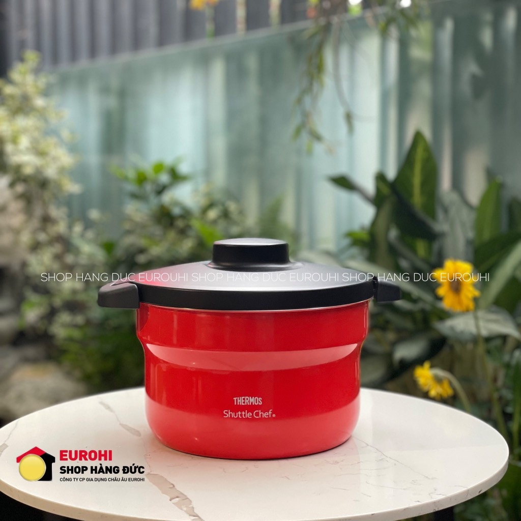 Nồi ủ Thermos KBJ-3002 màu đỏ 2.8L