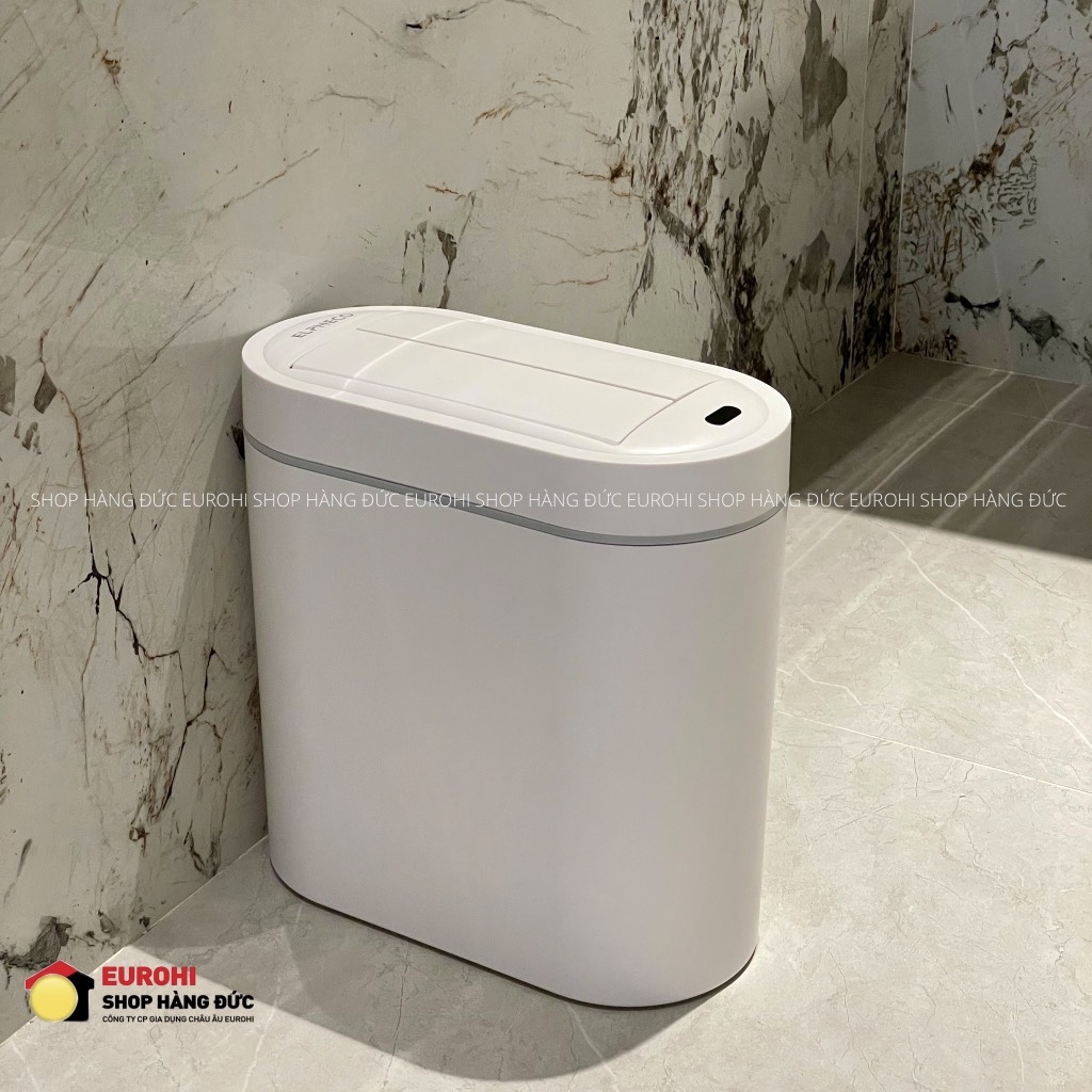 Thùng rác cảm biến Elpheco 9L màu trắng (ELPH6731)