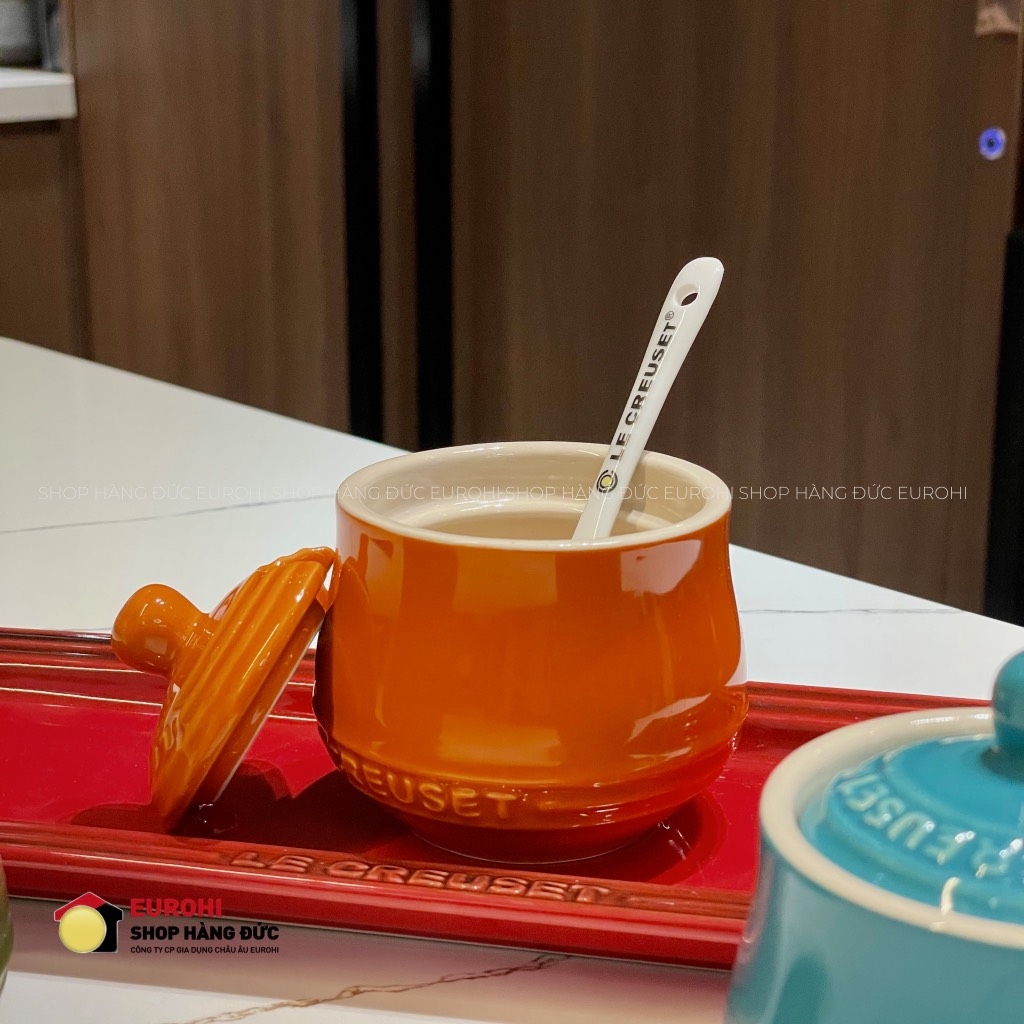 Hũ gia vị Le Creuset màu cam (tách)