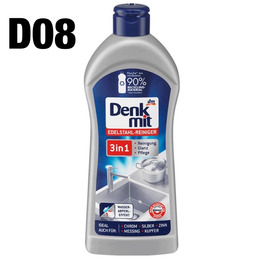 Tẩy inox Denkmit Edelstahlreiniger 300ml D08