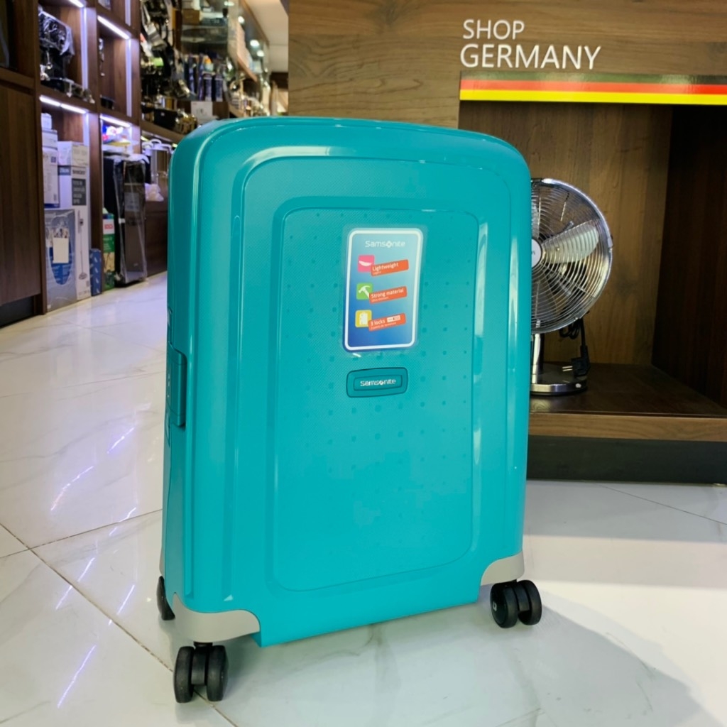 Vali Samsonite S'Cure Spinner 55/20 Aqua Blue Cabin