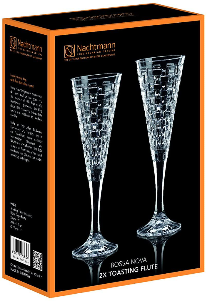 Set 2 ly pha lê Champaign Nachtmann Bossa Nova23CM (200ML) 99527