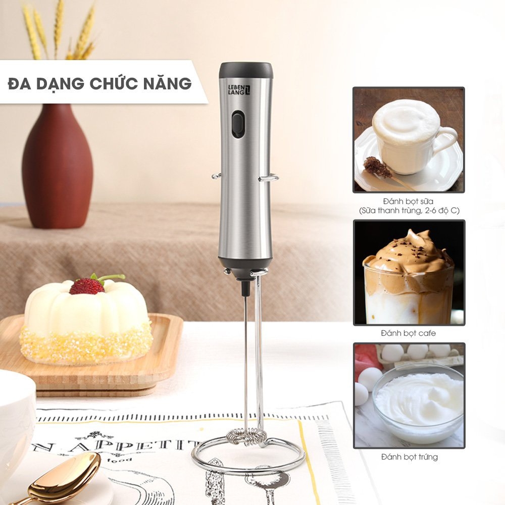 Máy đánh sữa tạo bọt cầm tay Lebenlang LBL4583