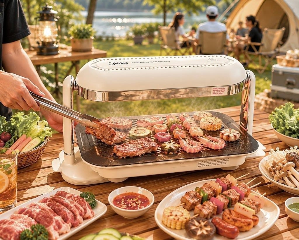 Bếp nướng không khói Midea P06